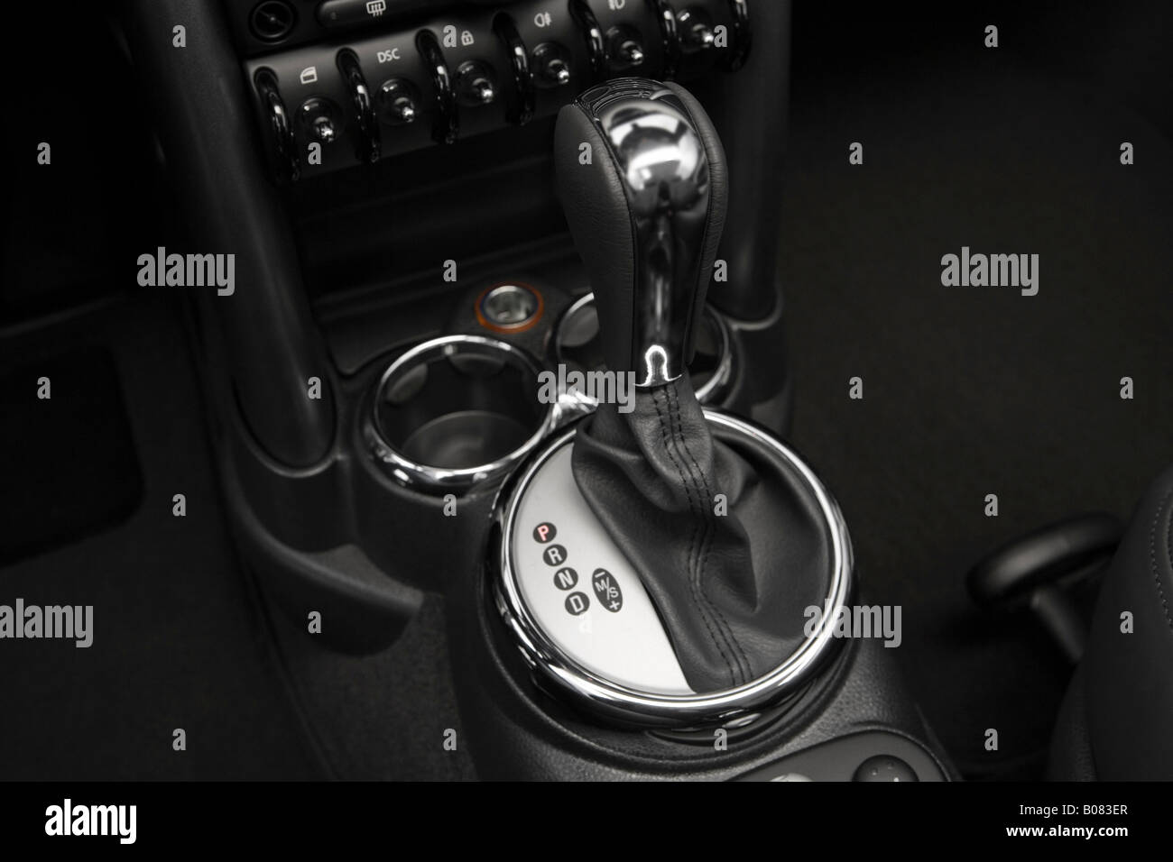 Gear shifter/center console Stock Photo 