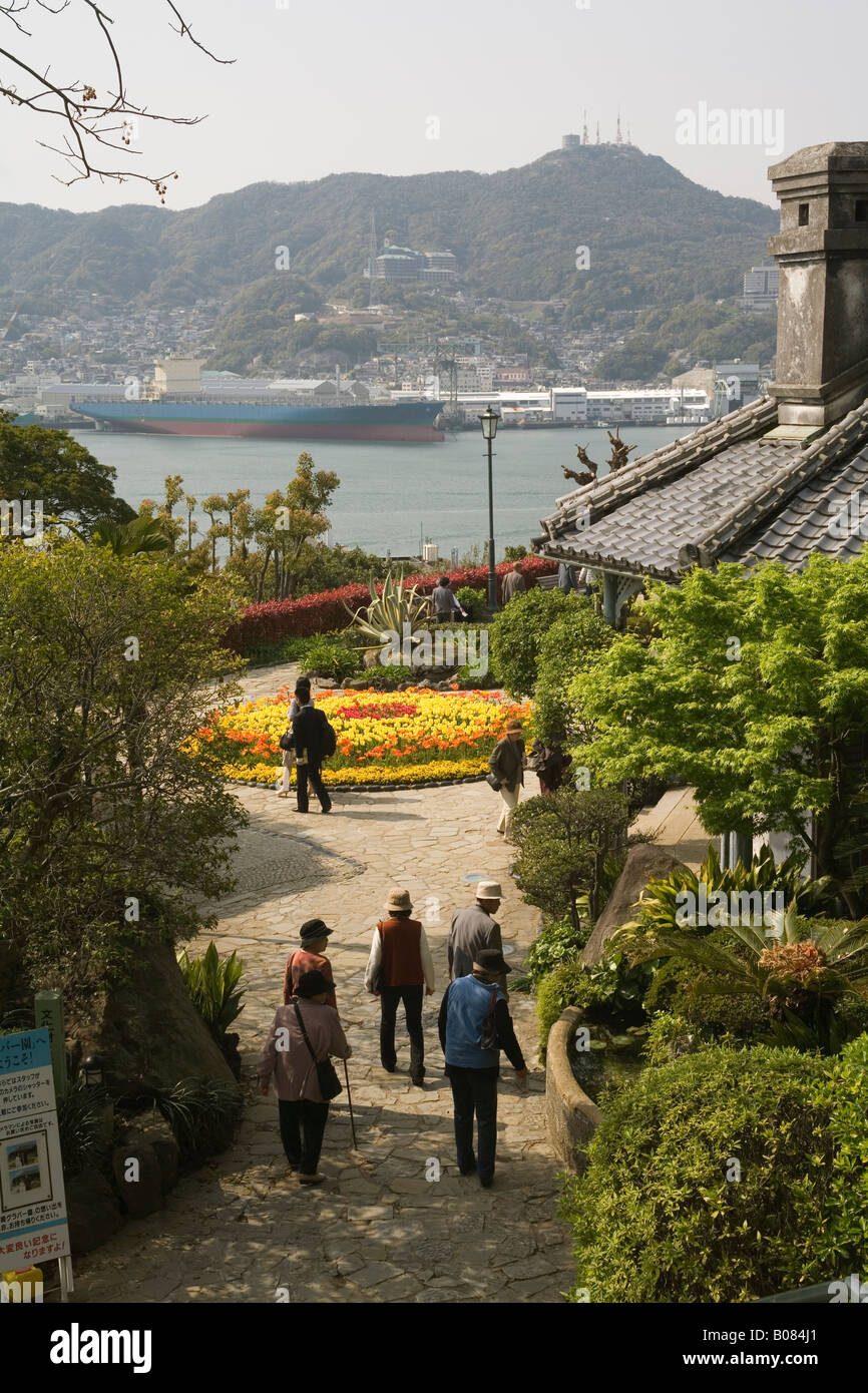 Japan Nagasaki Glover Gardens Stock Photo
