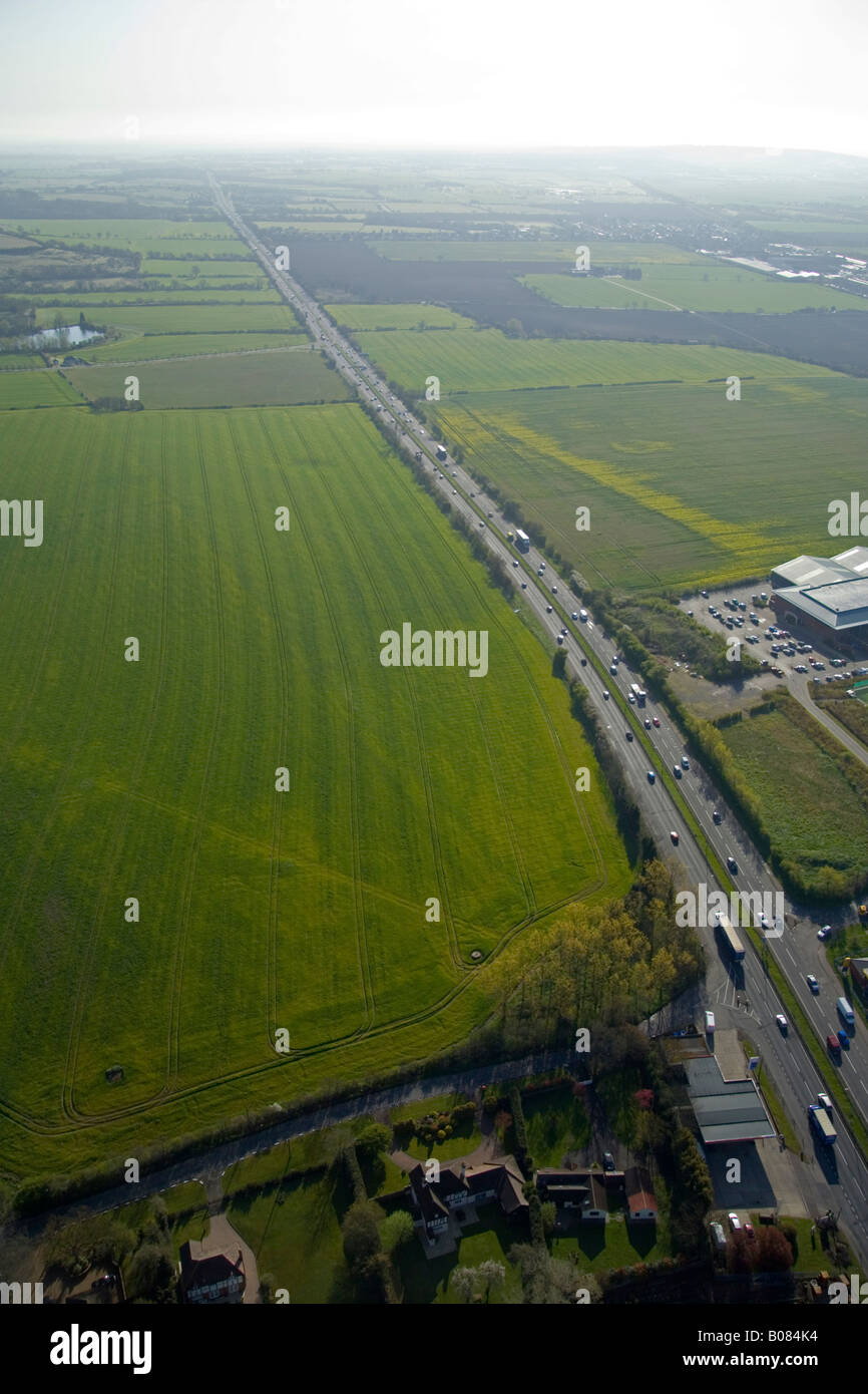 aerial view of A127 Stock Photo - Alamy