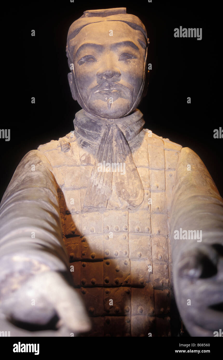 Terracotta Warrior Xian China Stock Photo