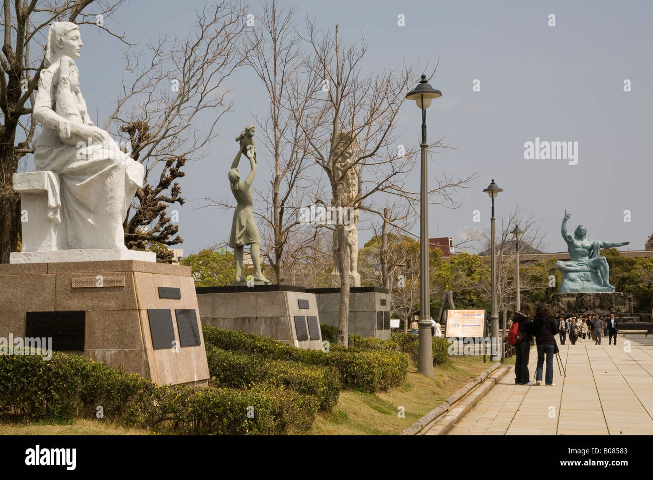 Japan Nagasaki Peace Park Stock Photo - Alamy