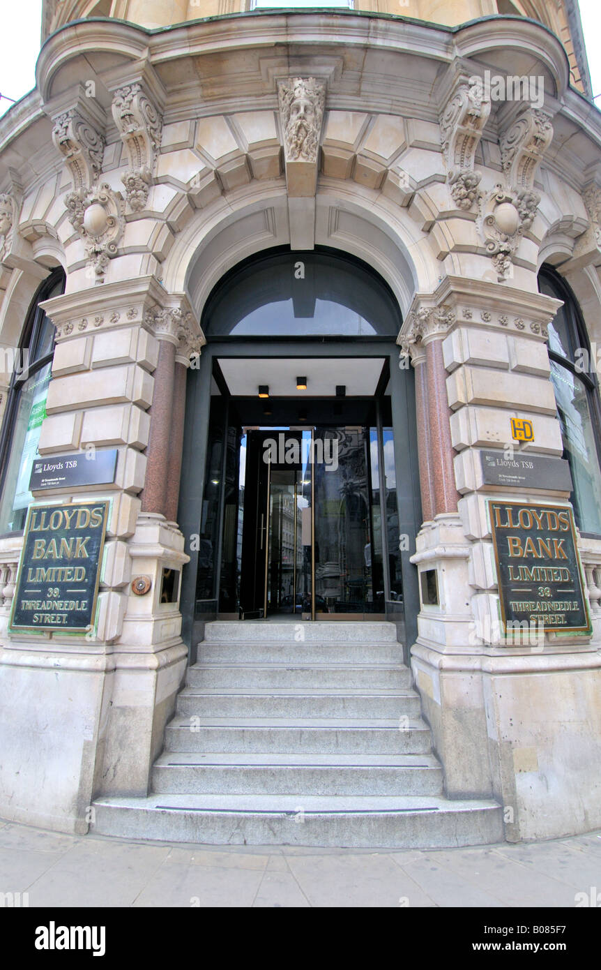 Lloyds bank branch London England United Kingdom Stock Photo