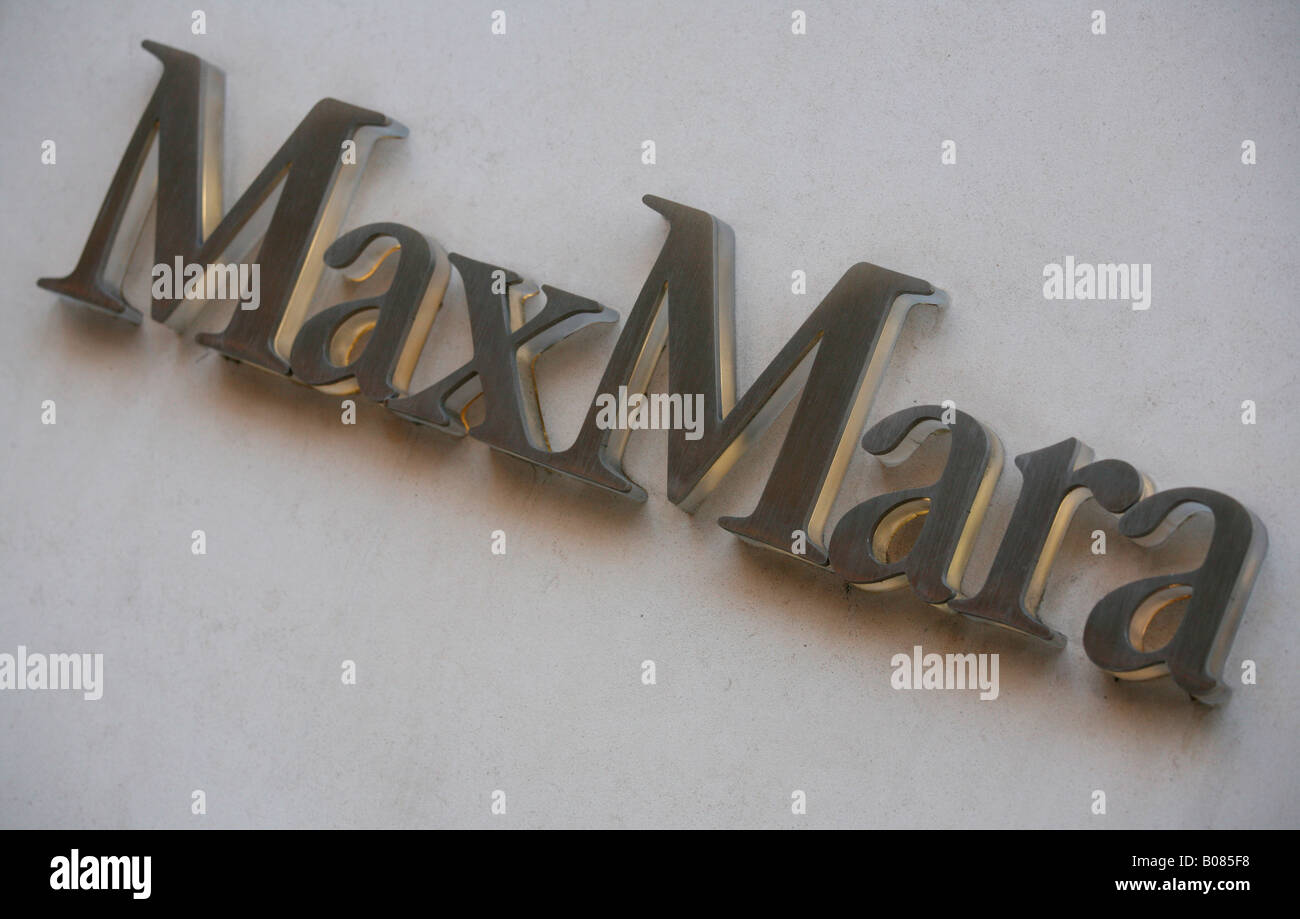 MaxMara store, London Stock Photo