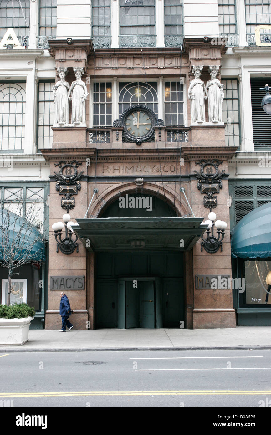 Macy's department store, New York City United States of America Stock ...