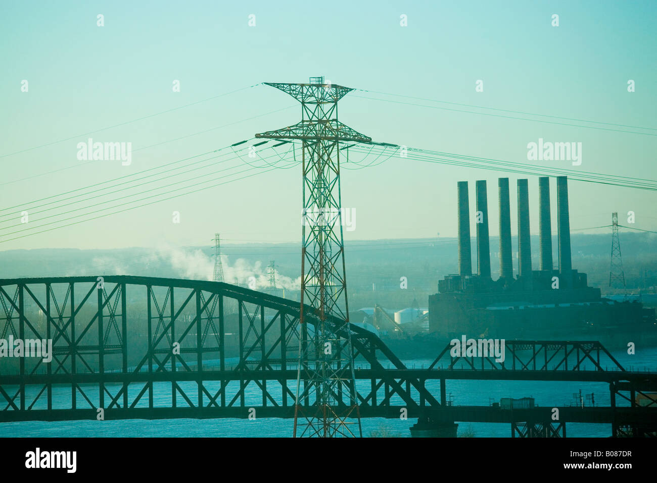 Power plant, St. Louis, Missouri Stock Photo Alamy