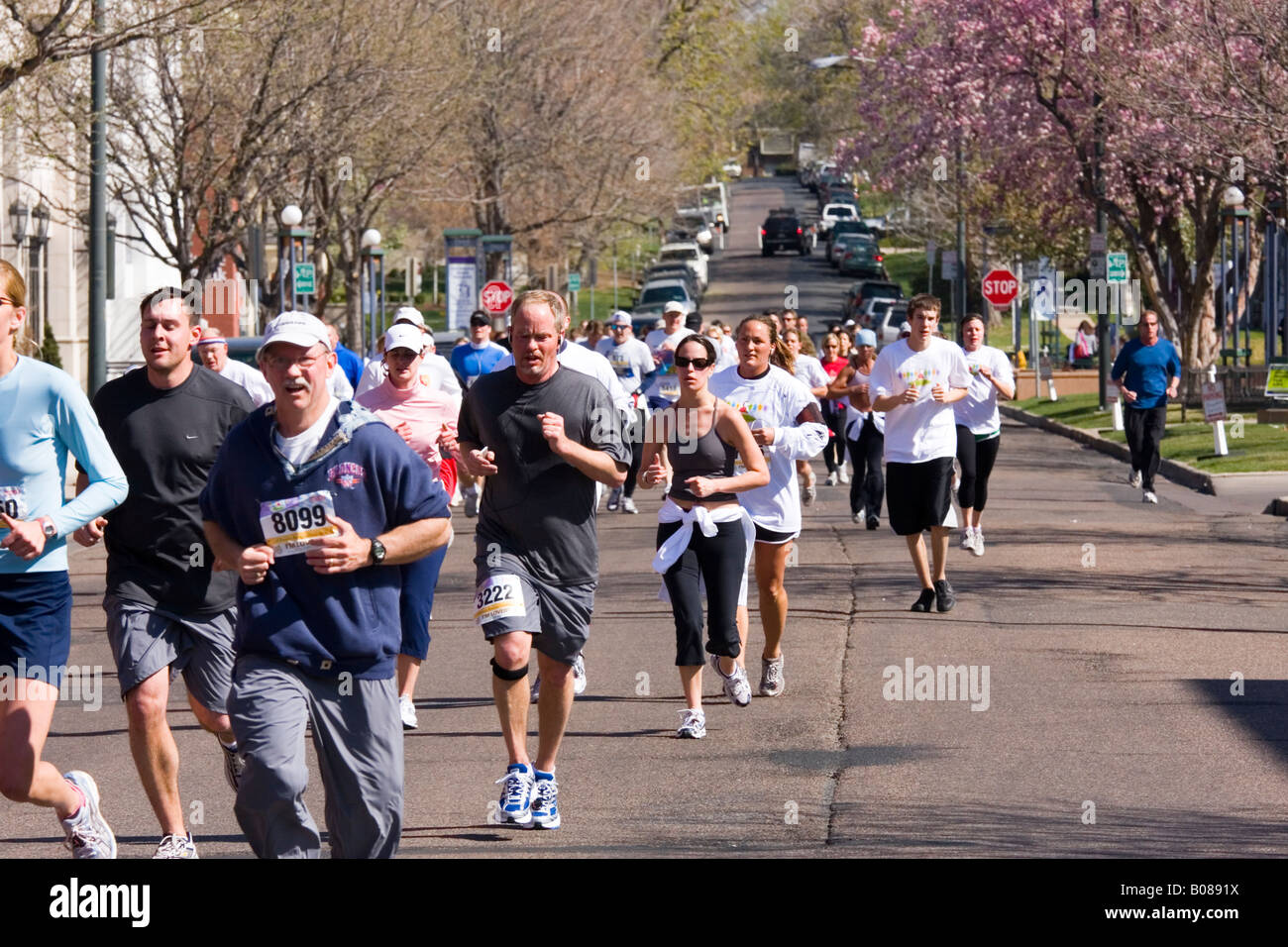 Pack of Runners Stock Photo