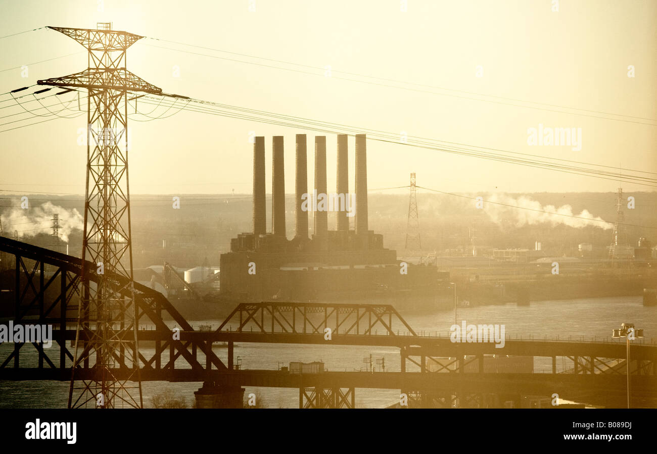 Power plant, St. Louis, Missouri Stock Photo Alamy