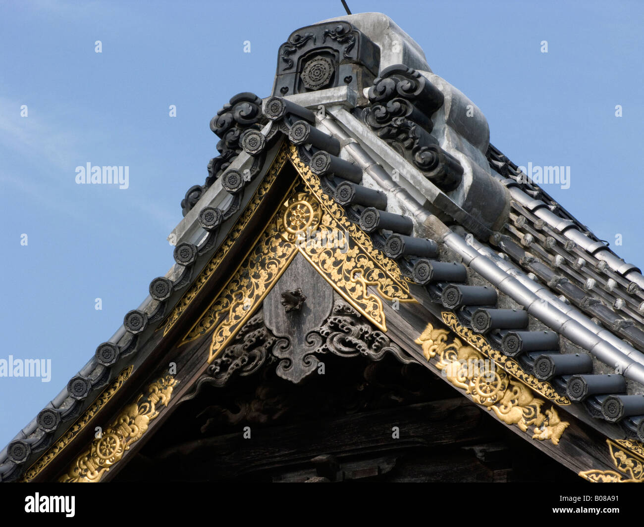 Temple roof Stock Photo