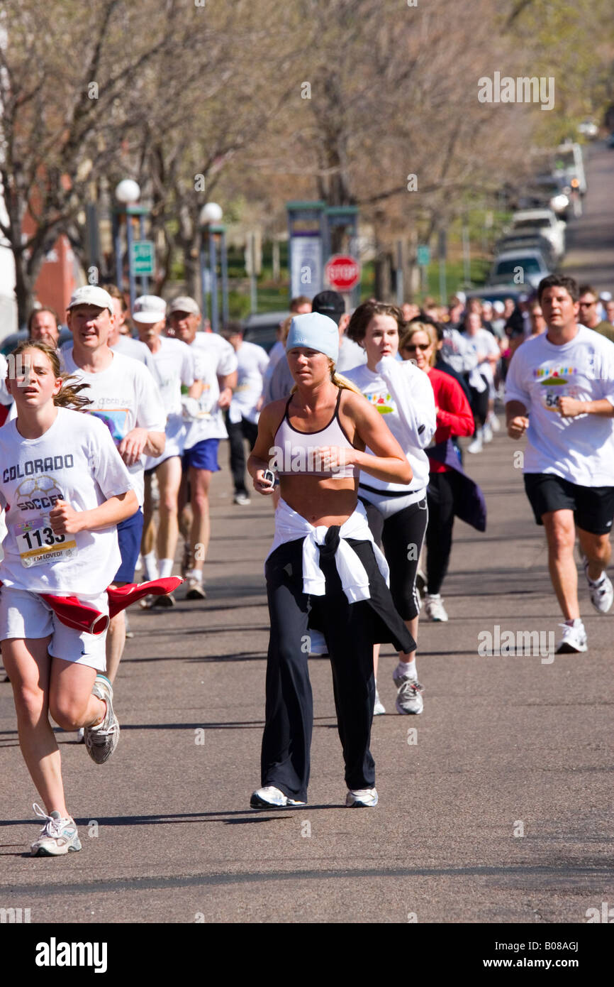 Pack of Runners Stock Photo