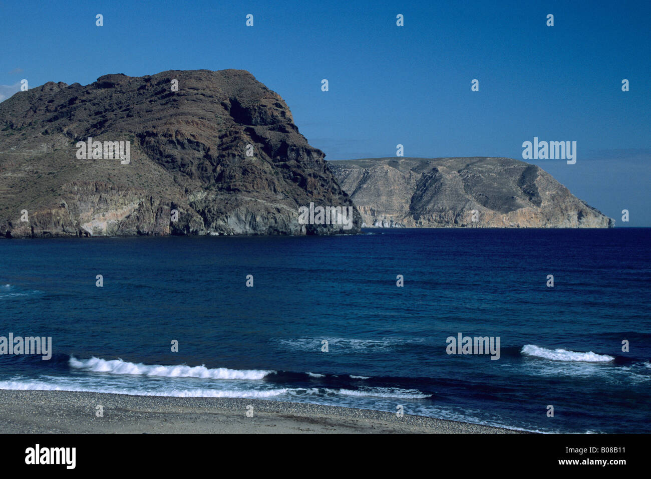 Las Negras Beach Cabo De Gata Nijar Andalucia Spain Stock Photo Alamy