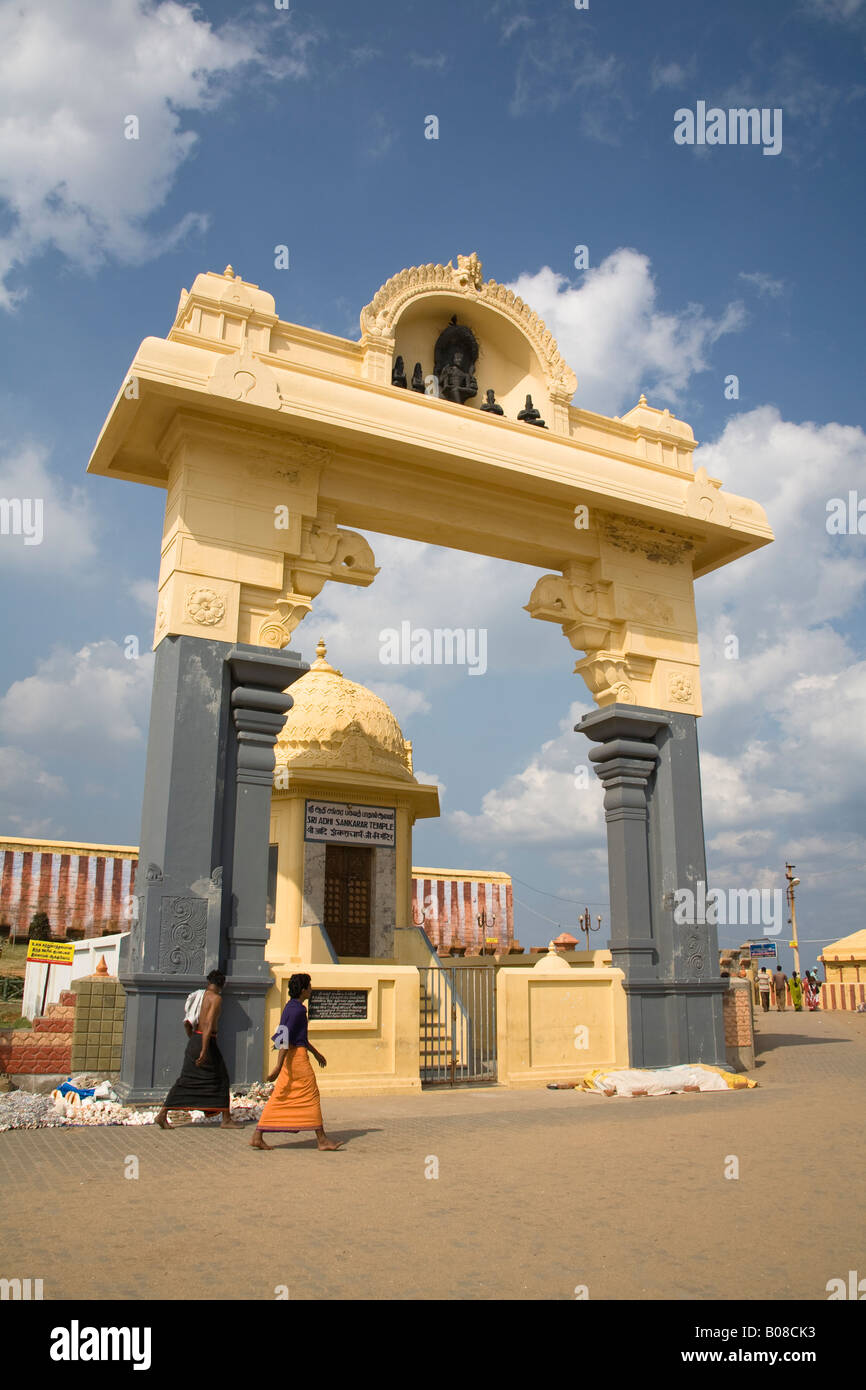 Sri Adhi Sankarar Temple, Kanyakumari, Tamil Nadu, India Stock Photo