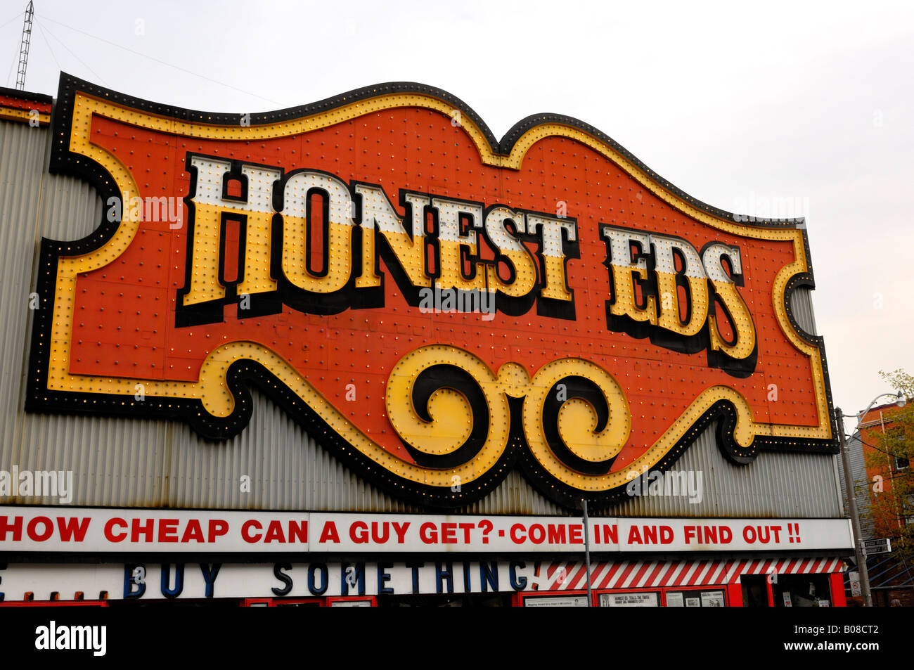 Honest Eds Sign Stock Photo
