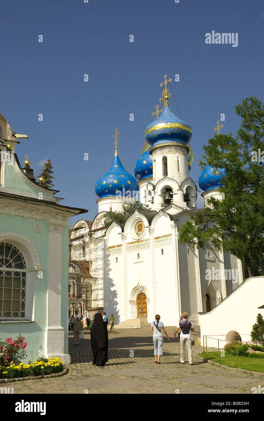 Posad Russia. Sergiev Posad. Cathedral of the Assumption Stock Photo - Alamy