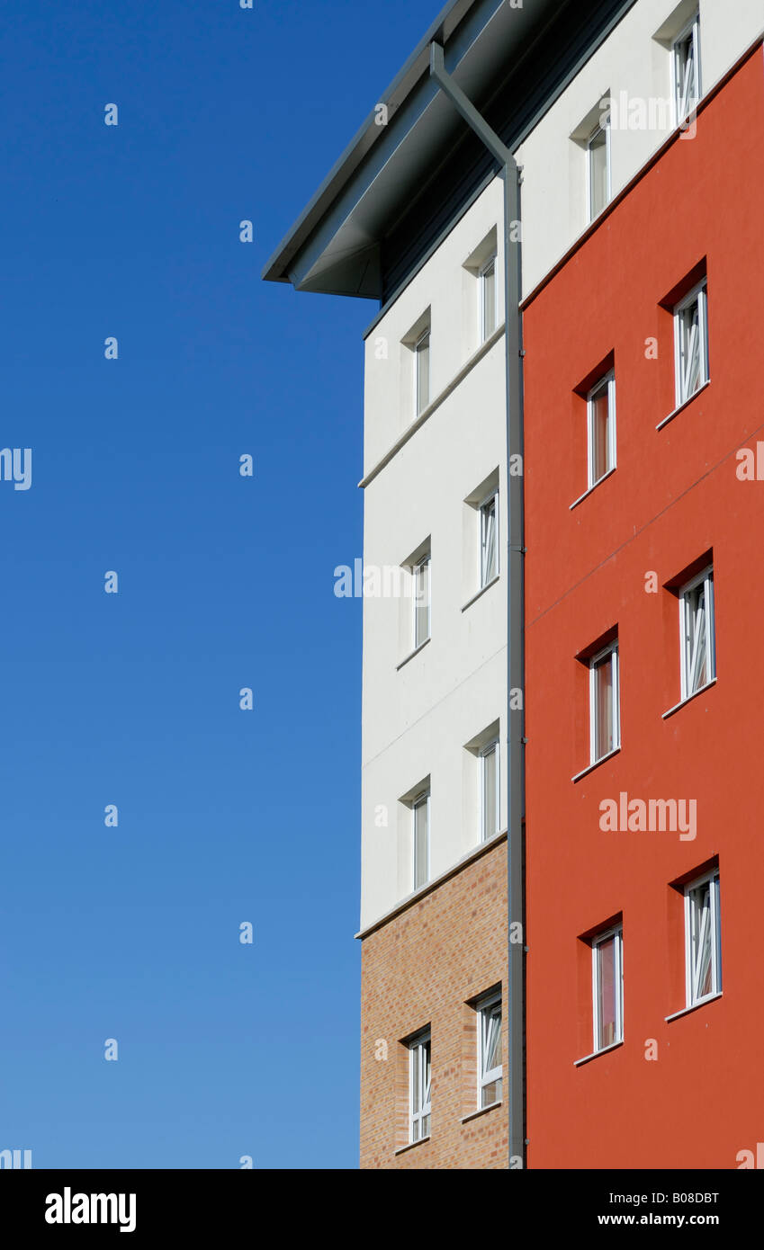 Student accommodation at a university Stock Photo
