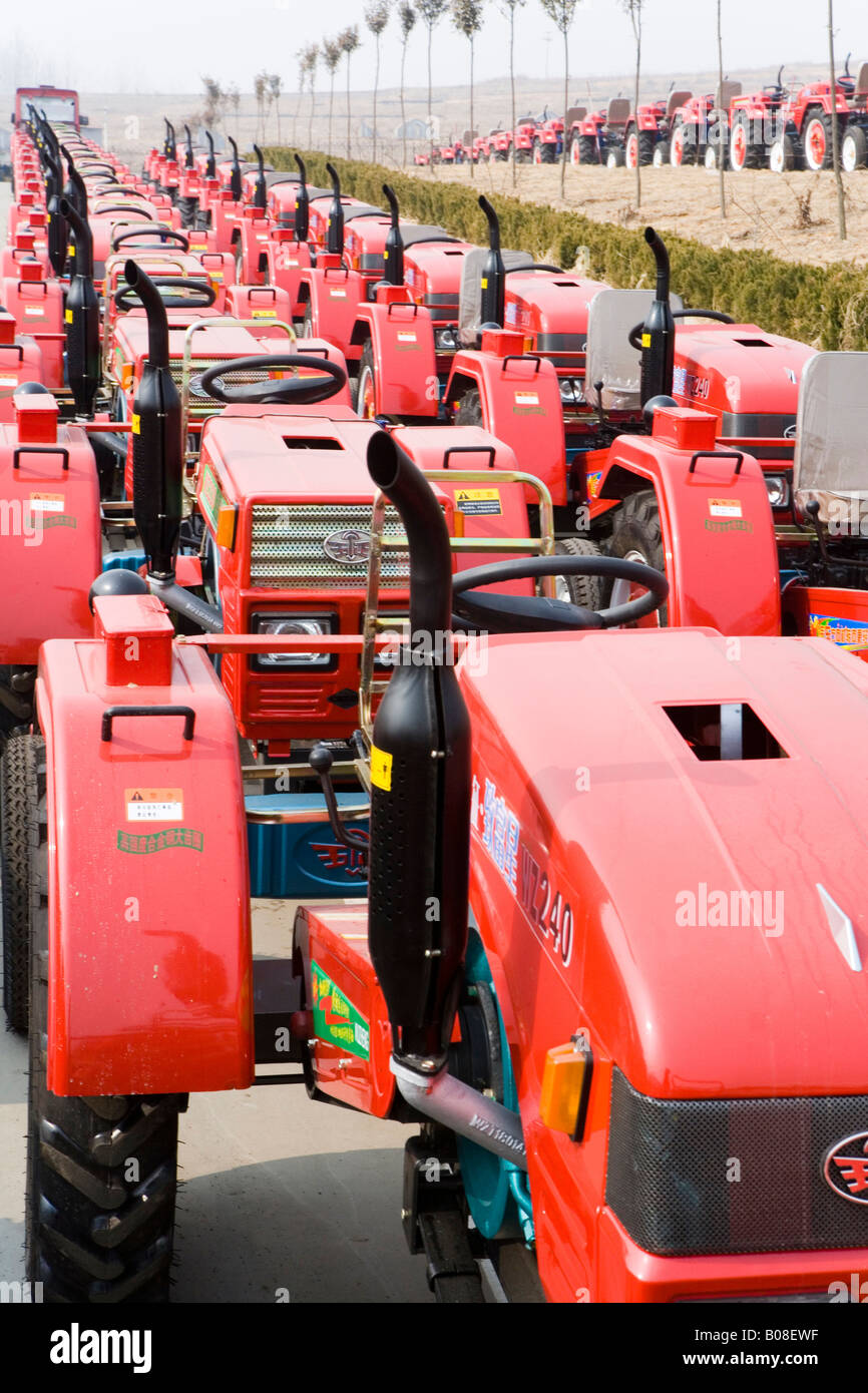 the tractors were make by China Stock Photo - Alamy