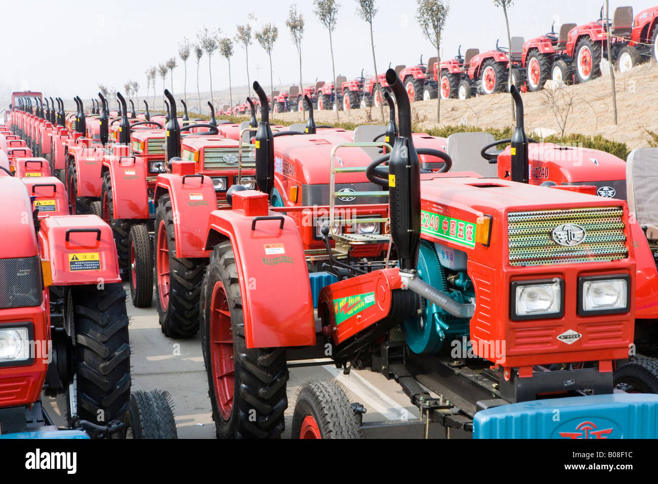 the tractors were make by China Stock Photo - Alamy