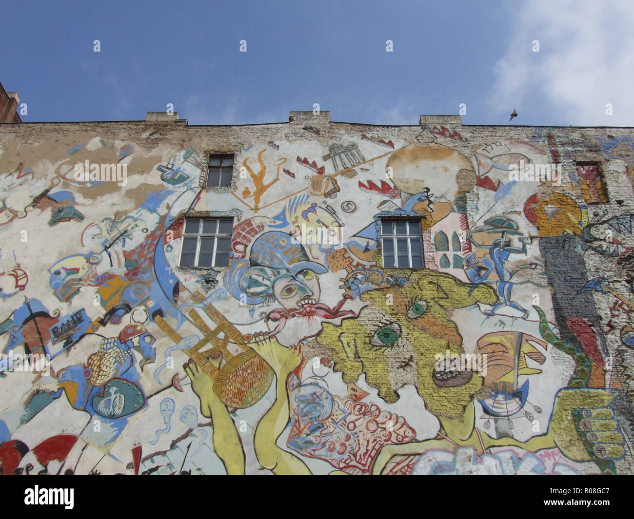 graffiti in berlin germany Stock Photo - Alamy