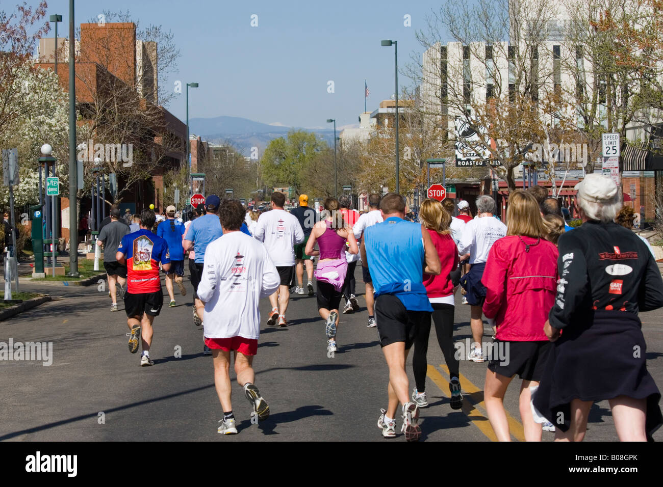 Pack of Runners Stock Photo