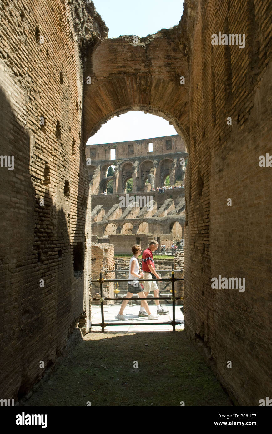 Colosseum, Colosseo, Rome. Gateway Entrances To The Seating Tiers Stock ...