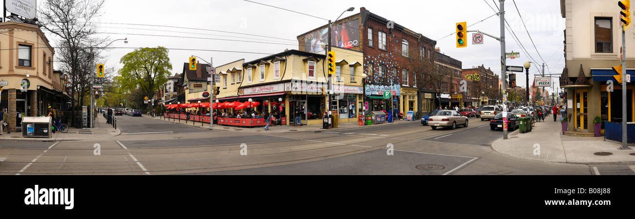 Little Italy neighbourhood in Toronto Stock Photo