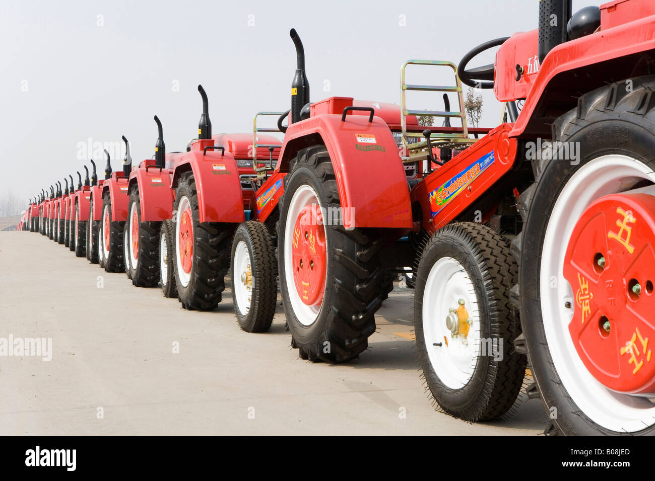 the tractors were make by China Stock Photo - Alamy
