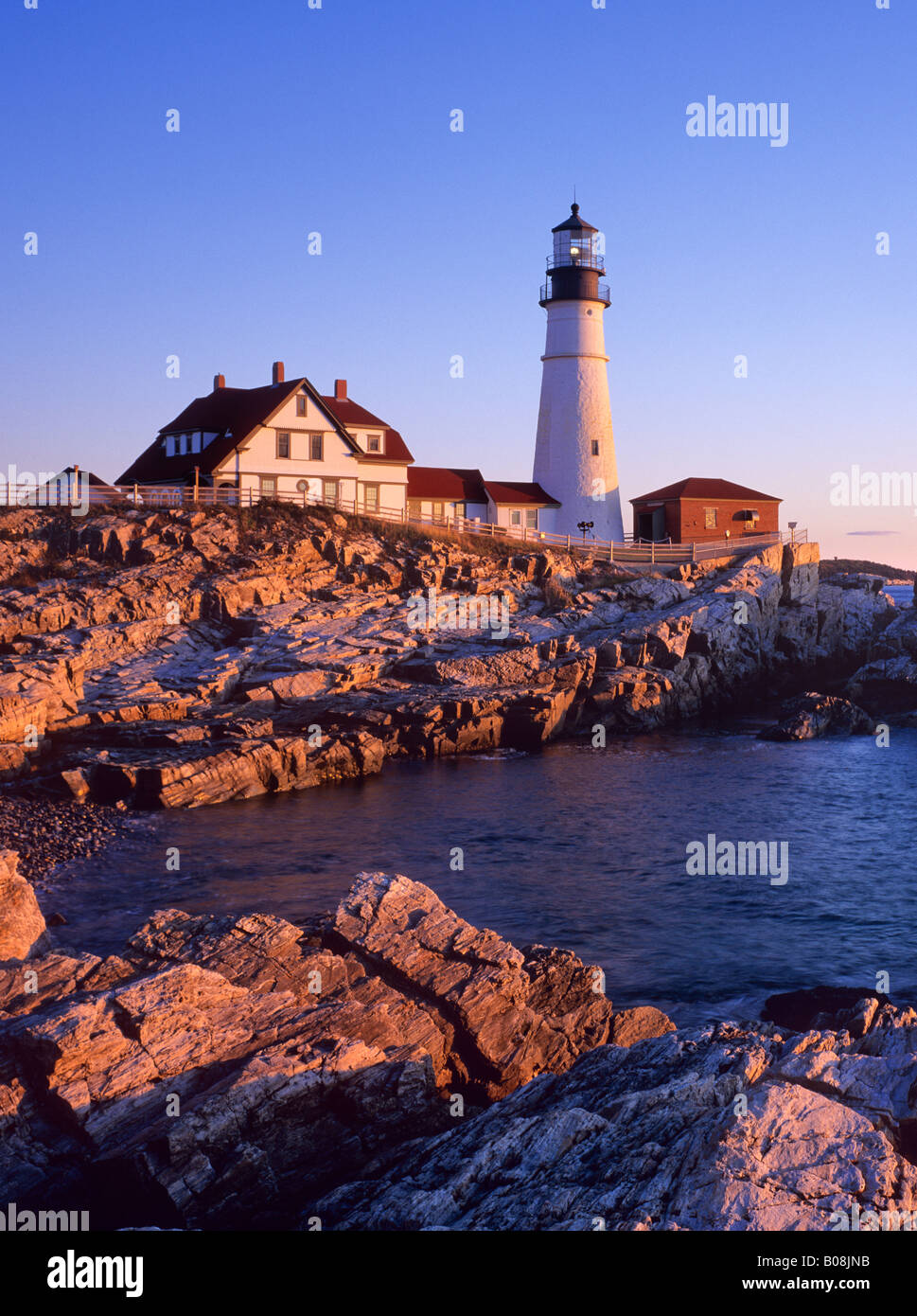Portland Head Lighthouse, Portland, Maine, USA Stock Photo