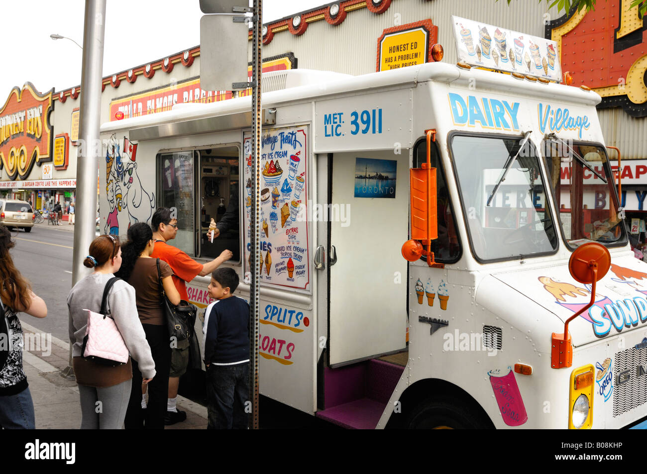 Ice Cream Truck Stock Photo