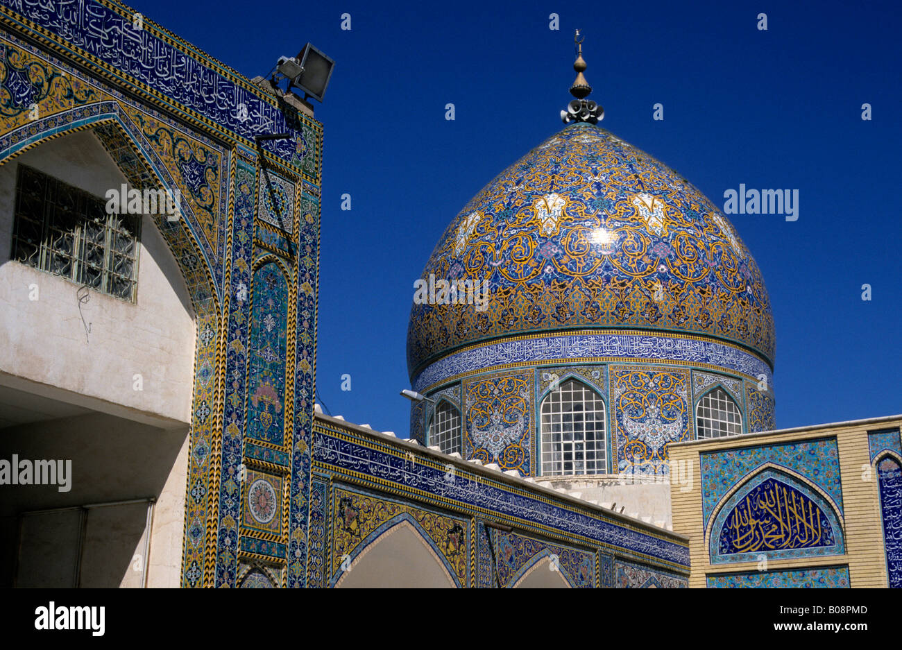 Side cupola, dome of the Akariya Mosque (Golden Mosque) before its destruction in February 2006, Samarra, Iraq, Middle East Stock Photo