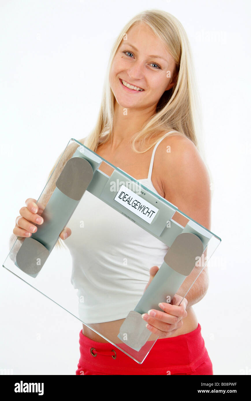 Beautiful young slim blonde woman hi-res stock photography and images ...