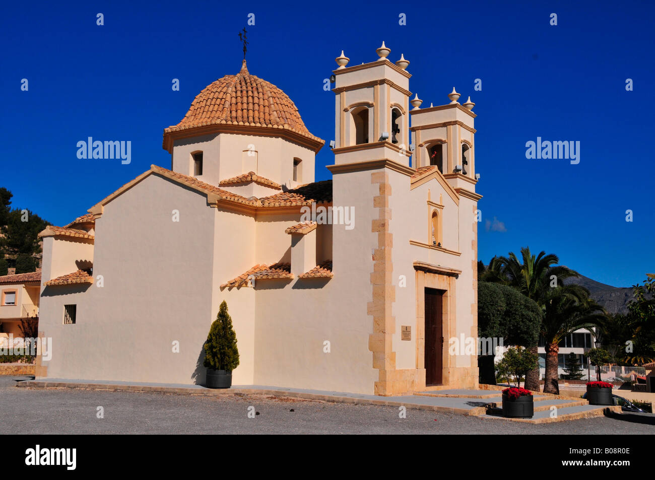 Ermita de Sant Rafael Church, La Nucia, Costa Blanca, Spain Stock Photo