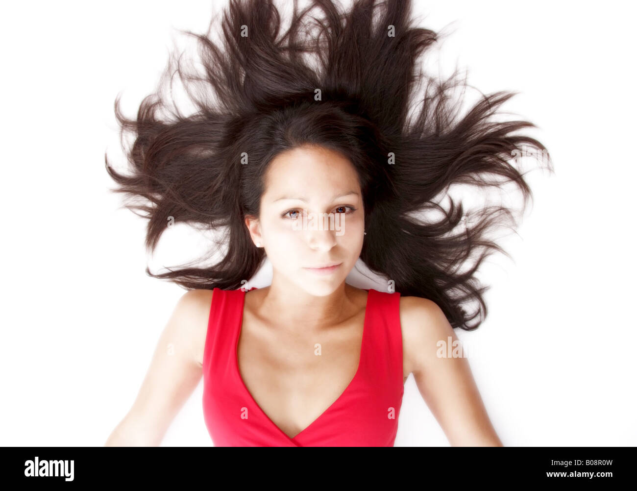 Attractive woman long hair hi-res stock photography and images - Alamy