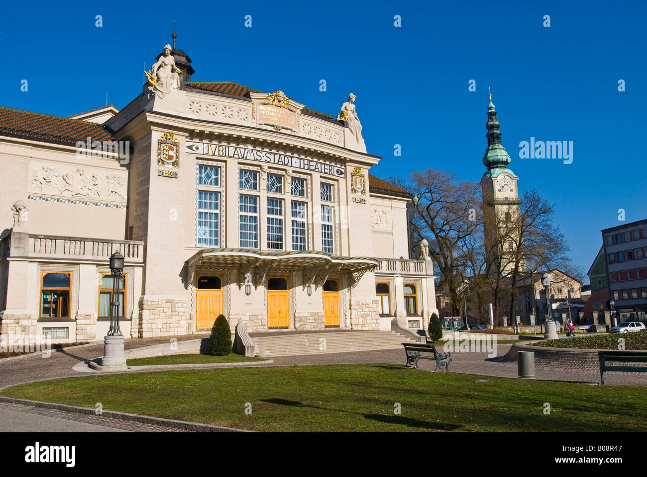 City theatre, Stadttheater in Klagenfurt, Carinthia, Austria Stock