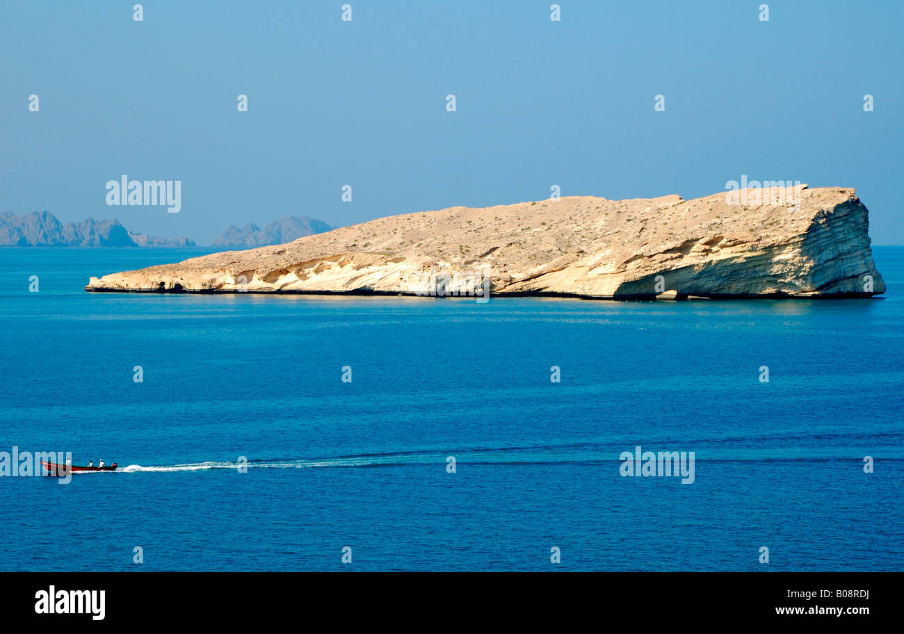 Quantab Bay in Muscat, Oman, Middle East Stock Photo