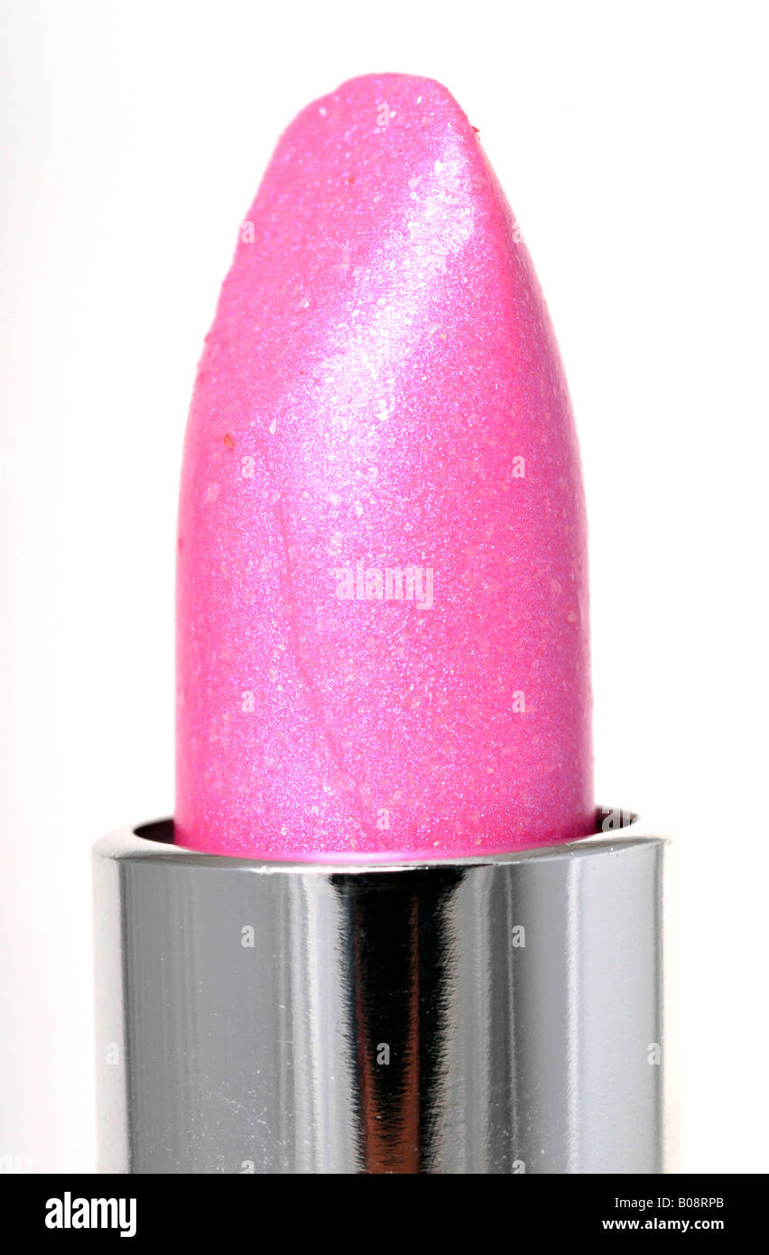 Pink lipstick Stock Photo