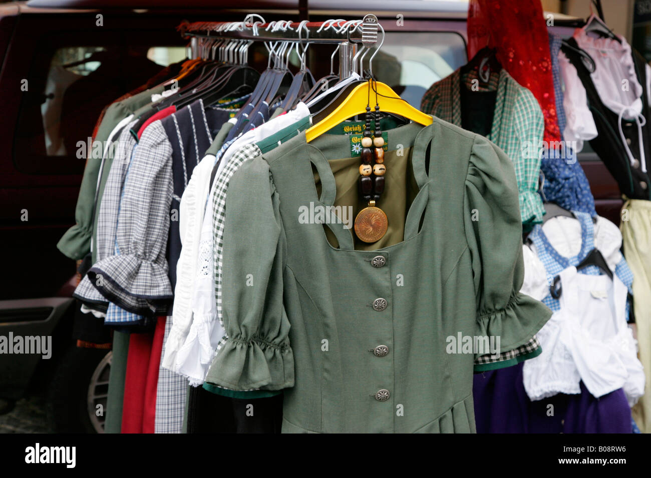 Dirndl Kleid Traditionell - Bayerisches Oktoberfest Kleid Damen