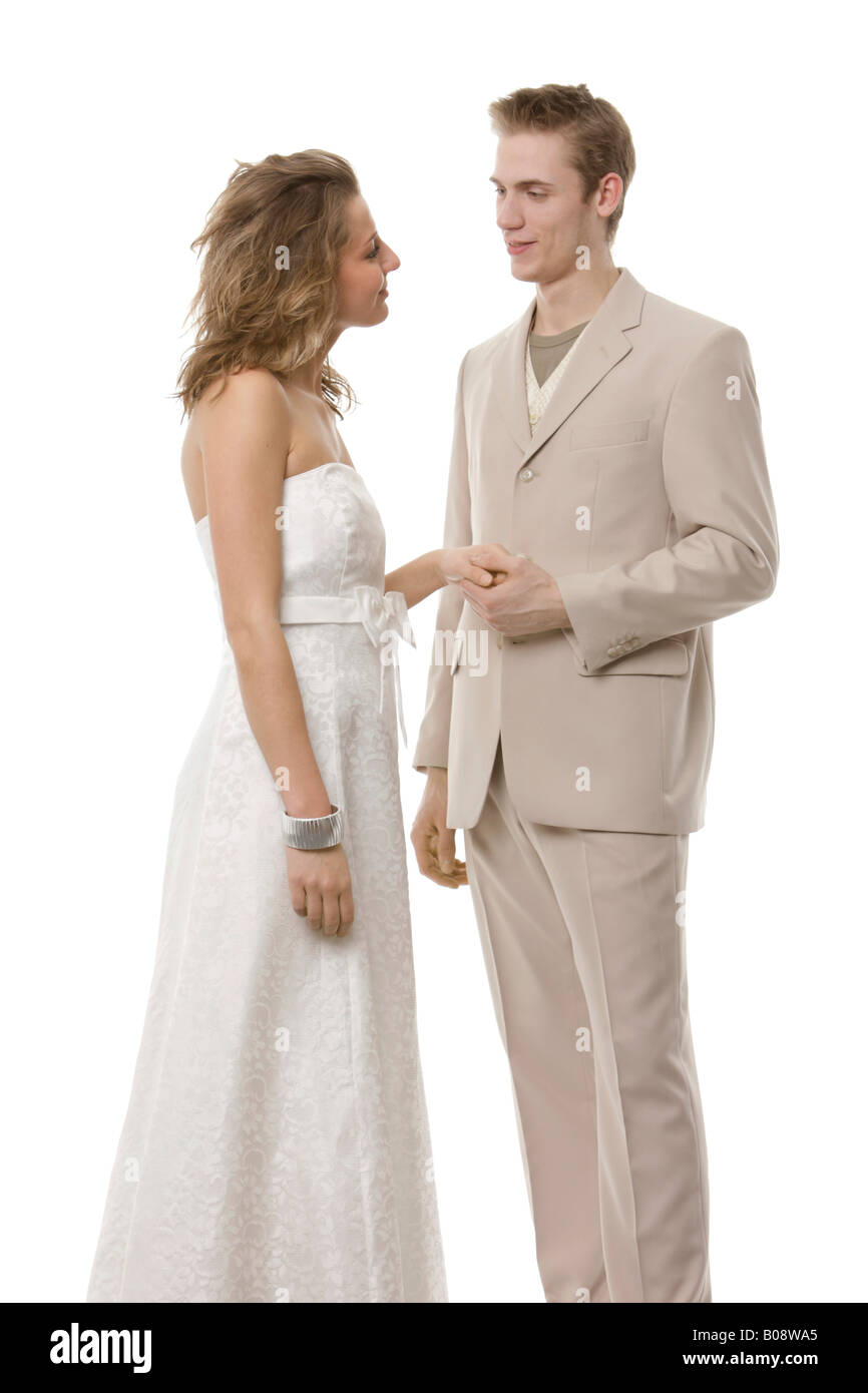 Young, dressed up couple Stock Photo Alamy