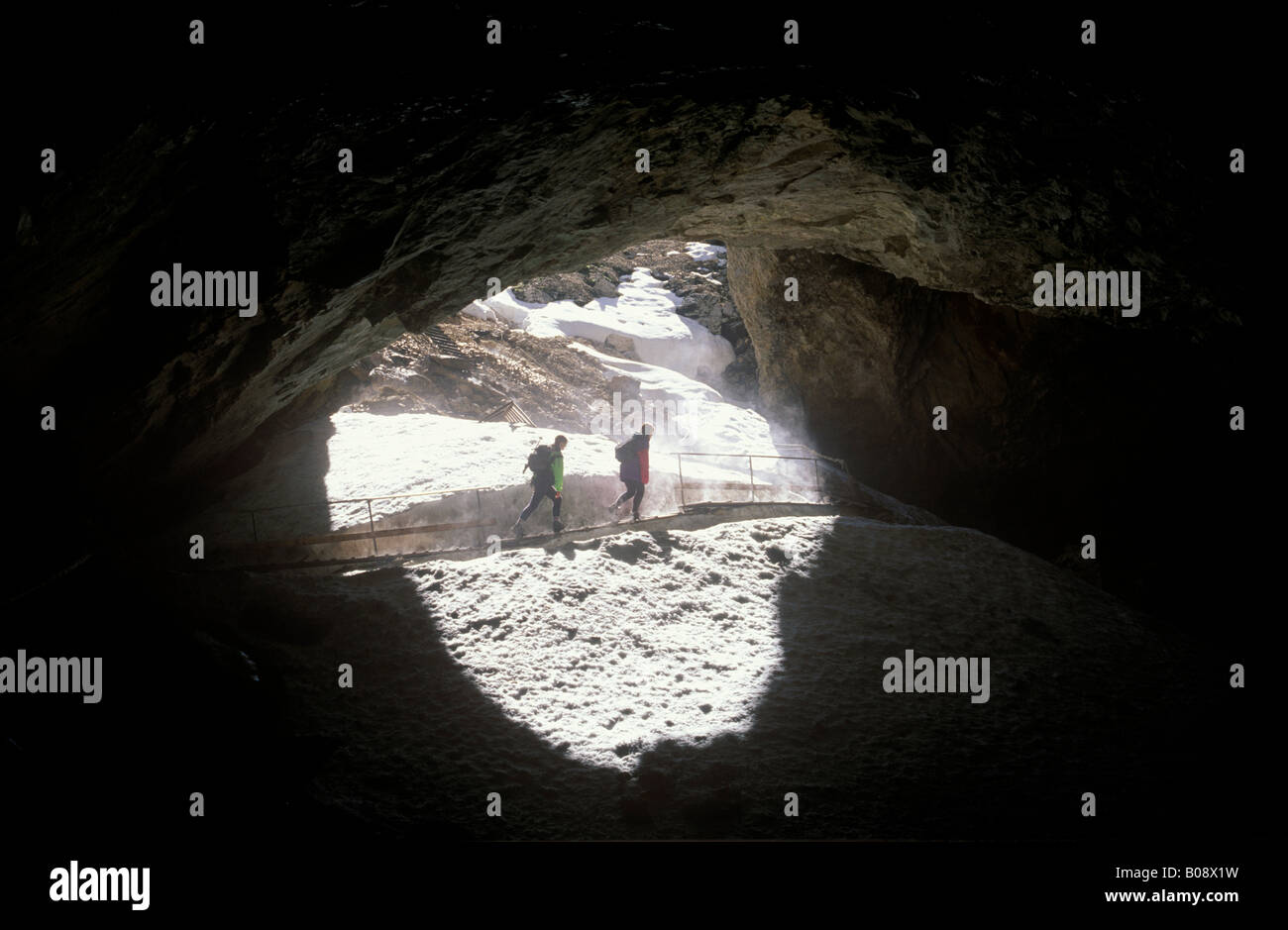 Mount Schellenberg ice cave at Mount Untersberg, Berchtesgadener Alpen