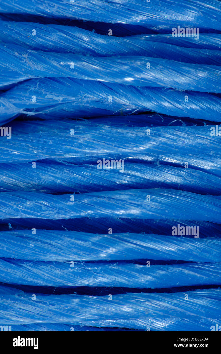 Synthetic fibre string Stock Photo