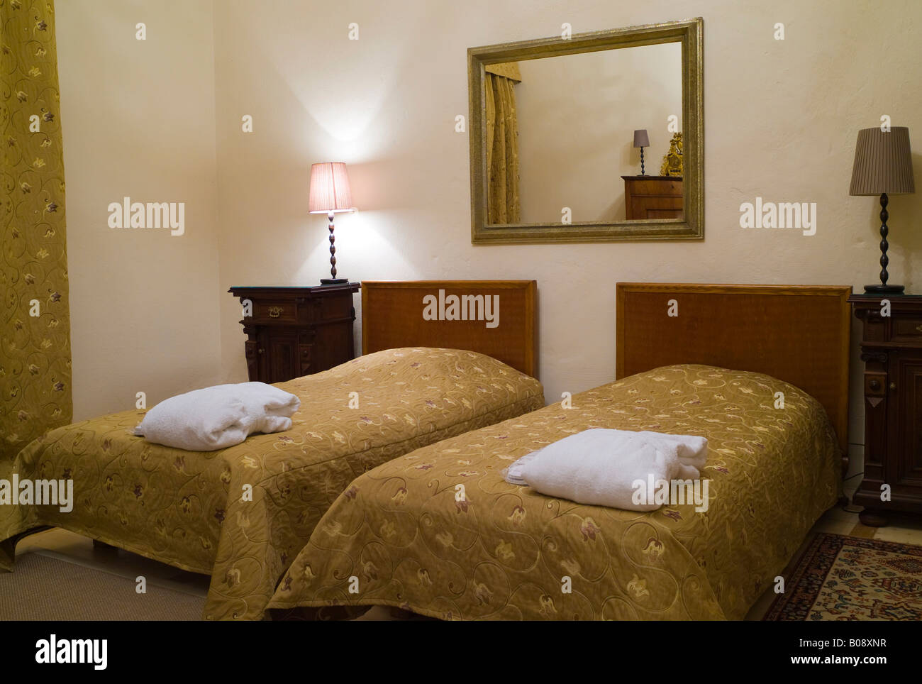 Suite, room, Grand Castle Hotel, Liptovsky Hradok, Slovakia Stock Photo