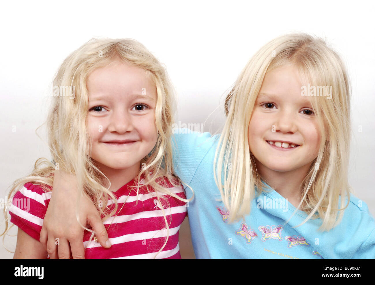 Girl blonde 12 years blue eyes hi-res stock photography and images - Alamy