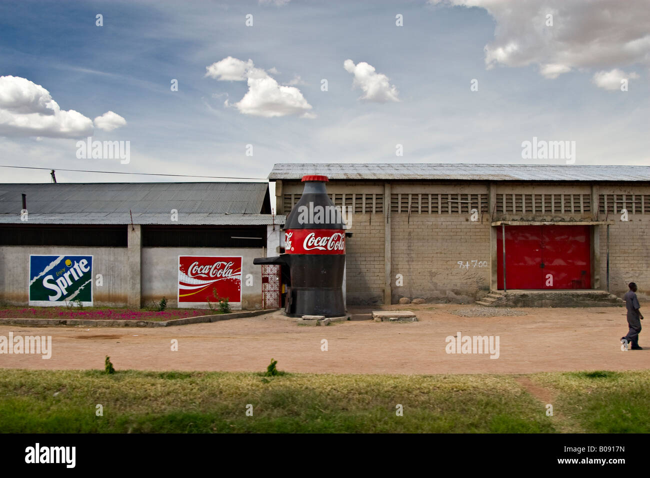 Coca-Cola bottling plant in Mwanza, Tanzania Stock Photo