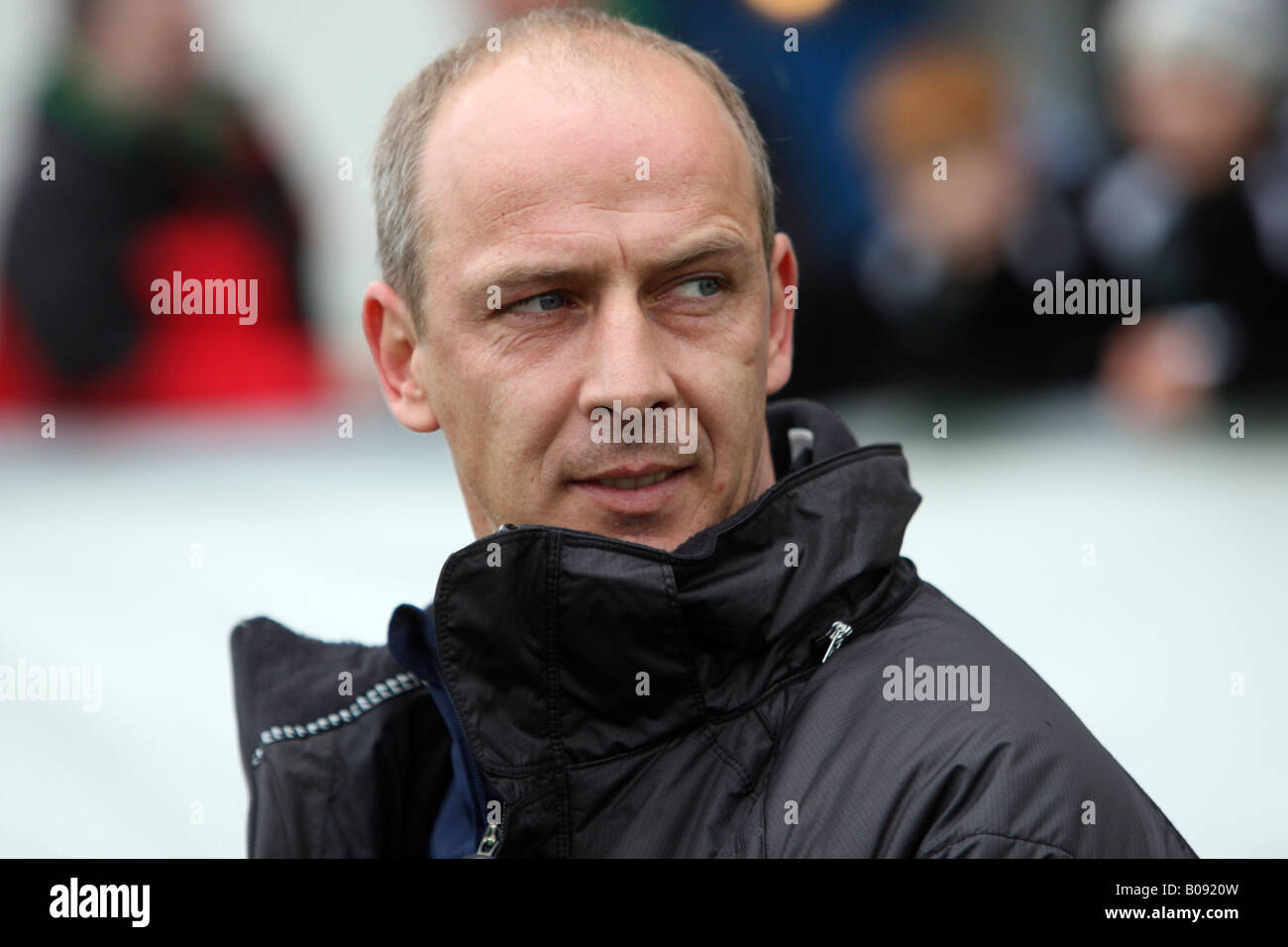 Co-trainer Mario Basler, TuS Koblenz Football Club, 2nd Bundesliga, German Second Division, March 16, 2008 match against SpVgg  Stock Photo