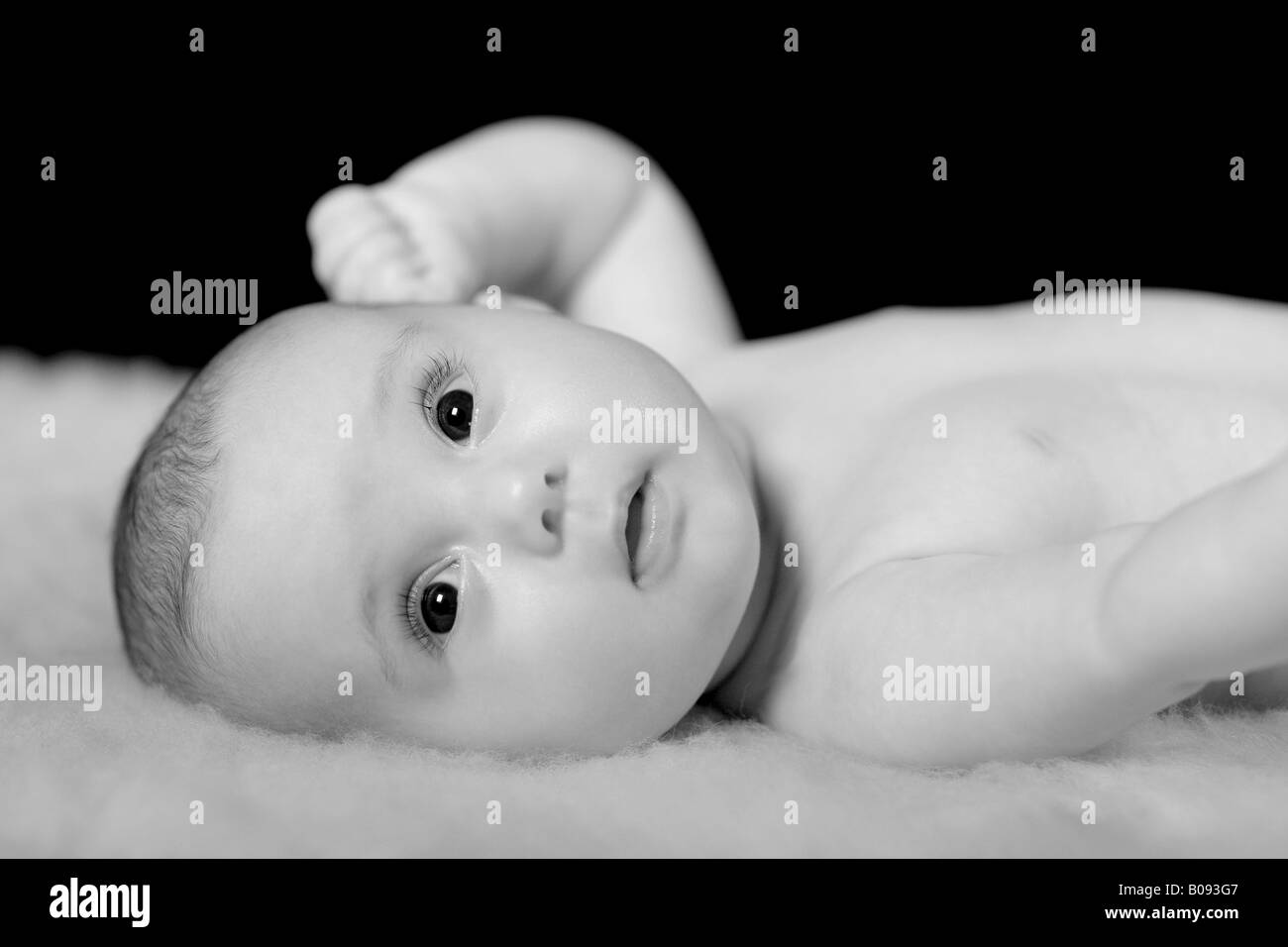 Four-month-old baby Stock Photo