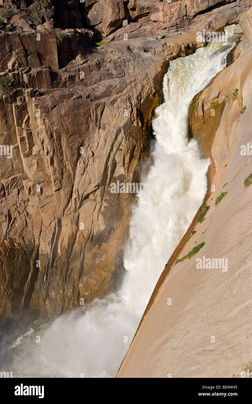 Augrabies Falls tumbling into a gorge on the Oranje River, Augrabies Falls National Park, South Africa, Africa Stock Photo