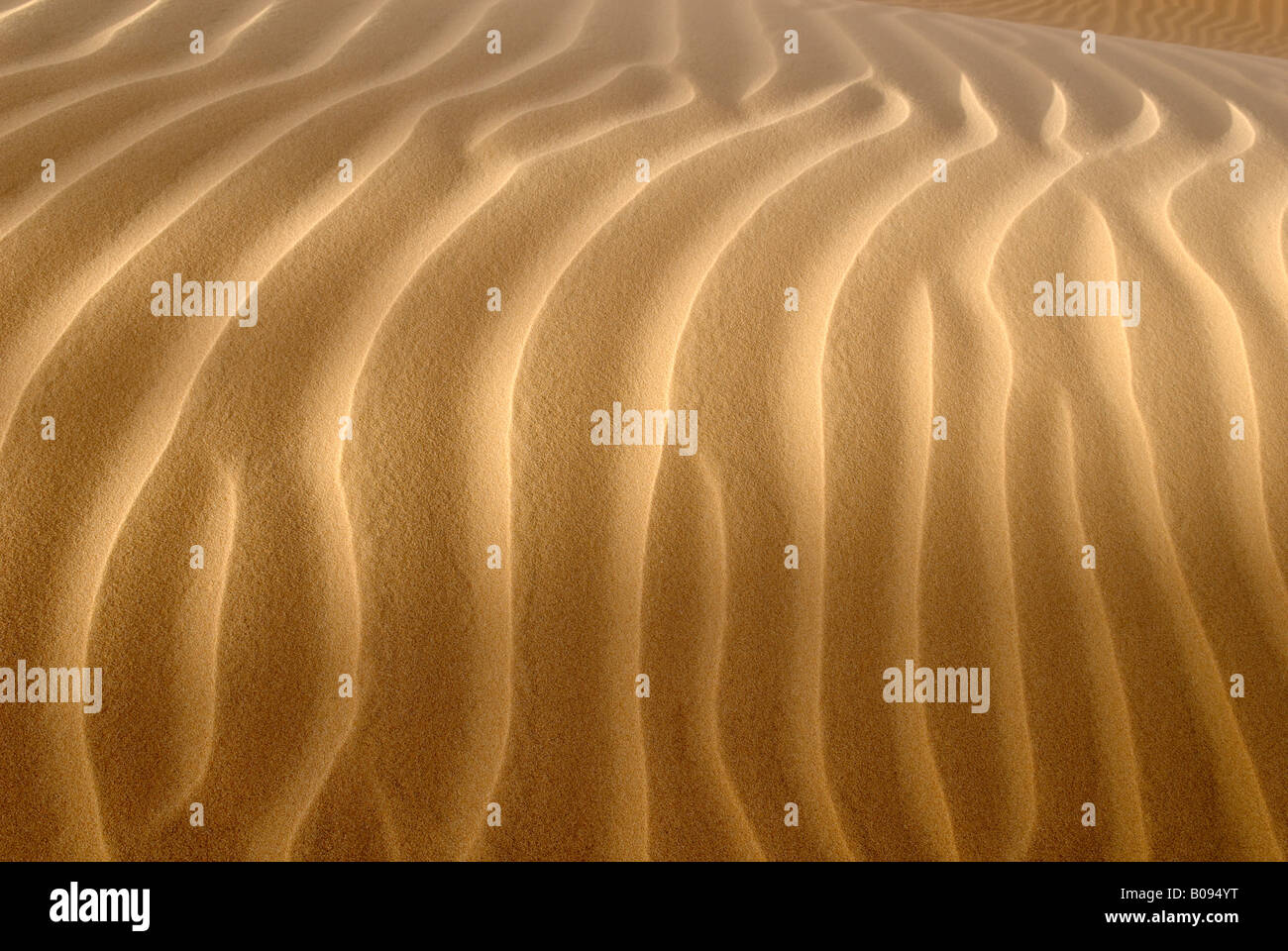 Sand dune, Tin Akachaker, Tassili du Hoggar, Wilaya Tamanrasset, Algeria, North Africa Stock Photo