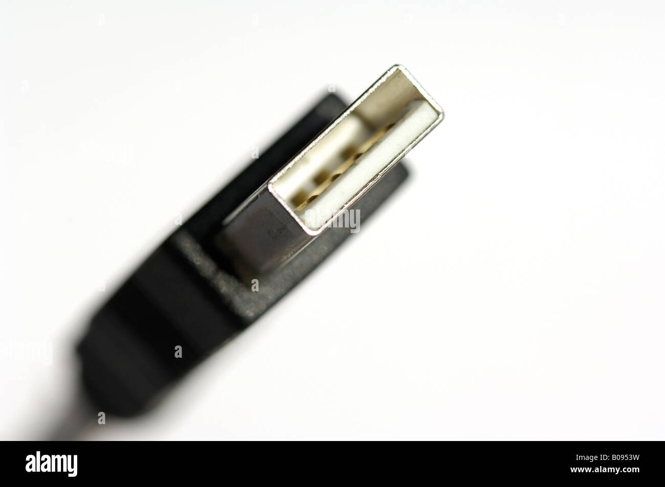 USB A-port Stock Photo