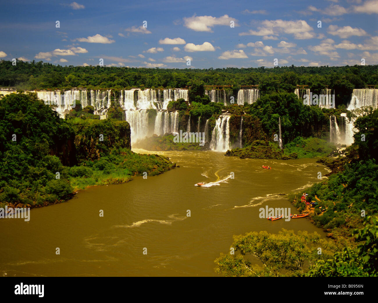 South America, Argentina, Brazil, Igwazu Falls, Igwacu Falls, Igwazu River. The Mosquertos Stock Photo