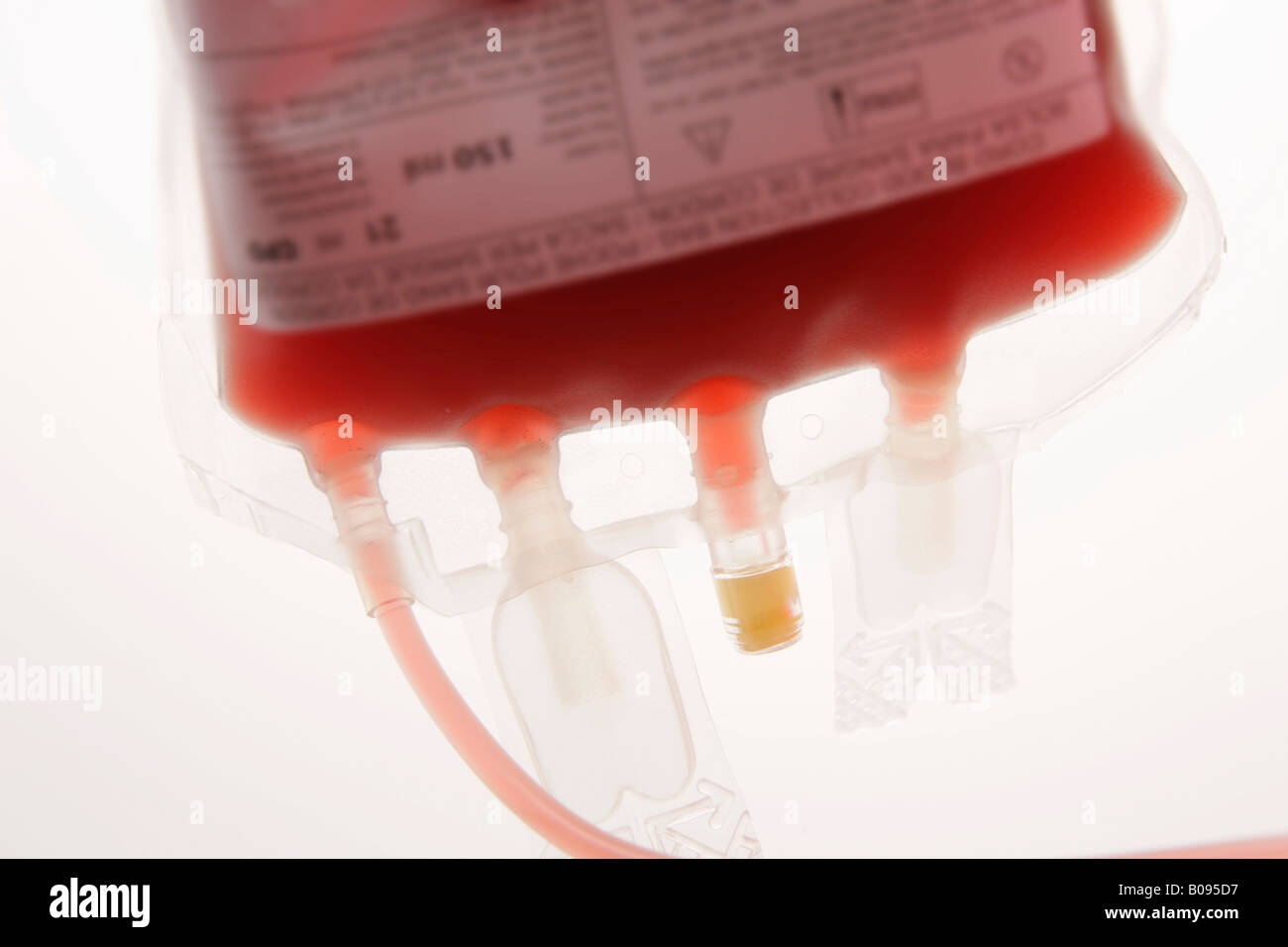 Blood unit, unit of blood Stock Photo
