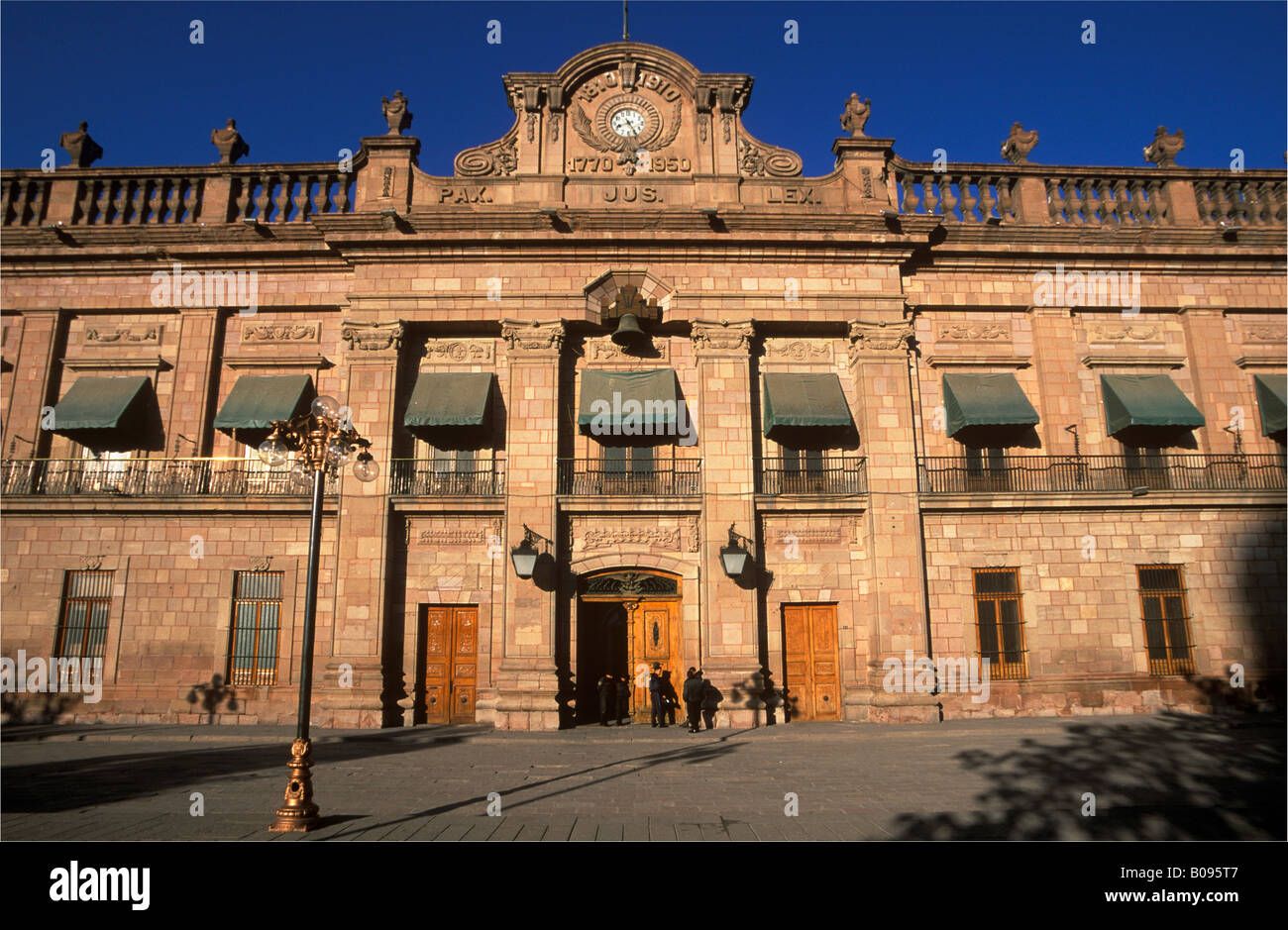 Palacio de Gobierno, government palace in San Luis Potosí, Mexico Stock