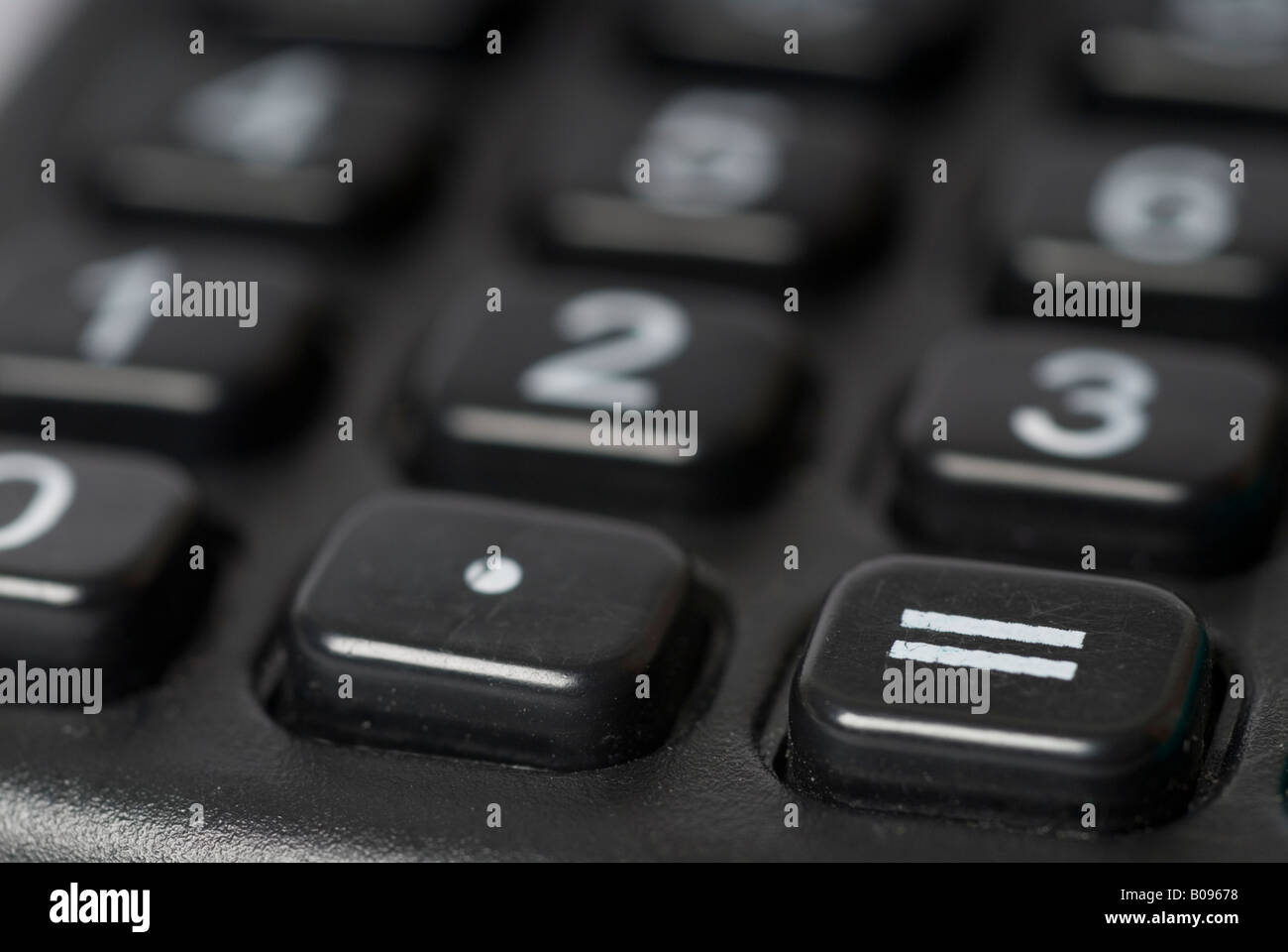 Stock photo of a close up image of an electronic calculator Stock Photo